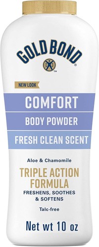 Gold bond comfort body powder - gold,