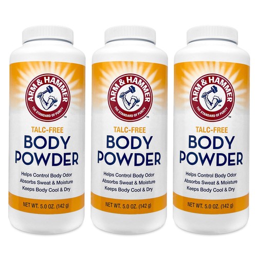 Talc free body powder - body, odor